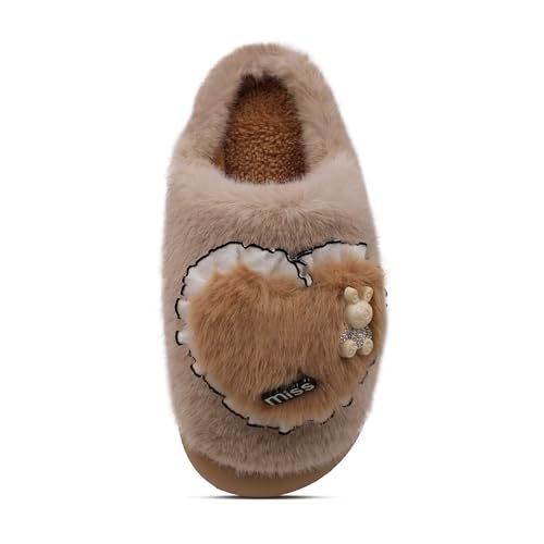 Image of VRITRAZ Women's Comfort Slip On Closed Toe Warm Winter with Cute Design print House Clog Indoor Slipper