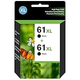 HOTOINK Remanufactured Ink Cartridges Replacement for HP 61XL 61 XL for HP Envy 4500 5530 5534 5535...