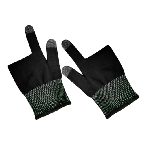 Abaodam Gamer Gloves Breathable Touchscreen Finger Gloves for Gaming Mobile Driving Winter Warm 1 Pair