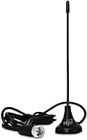 Antena Interna Smart View, Compatível com Sinal Analógico e Digital, 4K, HDR, Cabo de 2,5M Ganho de 4dB, Alcance de Até 15km, Preto, HDTV1300I, ELG