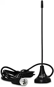 Antena Interna Smart View, Compatível com Sinal Analógico e Digital, 4K, HDR, Cabo de 2,5M Ganho de 4dB, Alcance de Até 15km, Preto, HDTV1300I, ELG