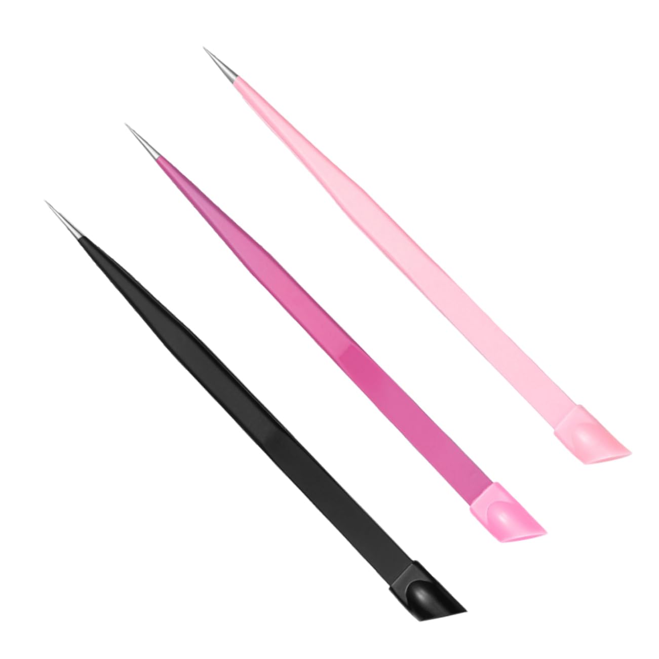 BESTYASH 4 set Pinze Multiuso Per Sopracciglia Ms Craft Donna Donne À Bellezza Unghie Pinzette Per Unghie Ciglia Pinzette Pinzette Professionali Pinzette A Punta Perline Pinzette 3 pezzi*4