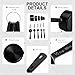Bopei Measuring Cups and Spoons Set, Titanium-Plated Matte Black Stainless Steel 10 Piece for Cooking and Baking (5 Cups + 5 Spoons All Black)