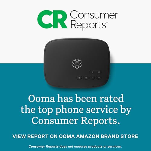 Image of Ooma Telo Air VoIP Free Internet Home Phone Service with Wireless Connectivity. Affordable landline Replacement. Unlimited Nationwide Calling. Call on the go with Free Mobile app. Can Block robocalls