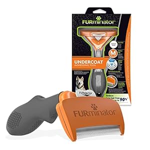 FURminator Undercoat deShedding Tool for Medium Short Hair Dogs 9-23 kg, T691665 2.0