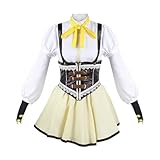 XLSJIAMAN Anime Cos Tomoe Mami Cosplay Costume Uniform (Male-Size, X-Small)