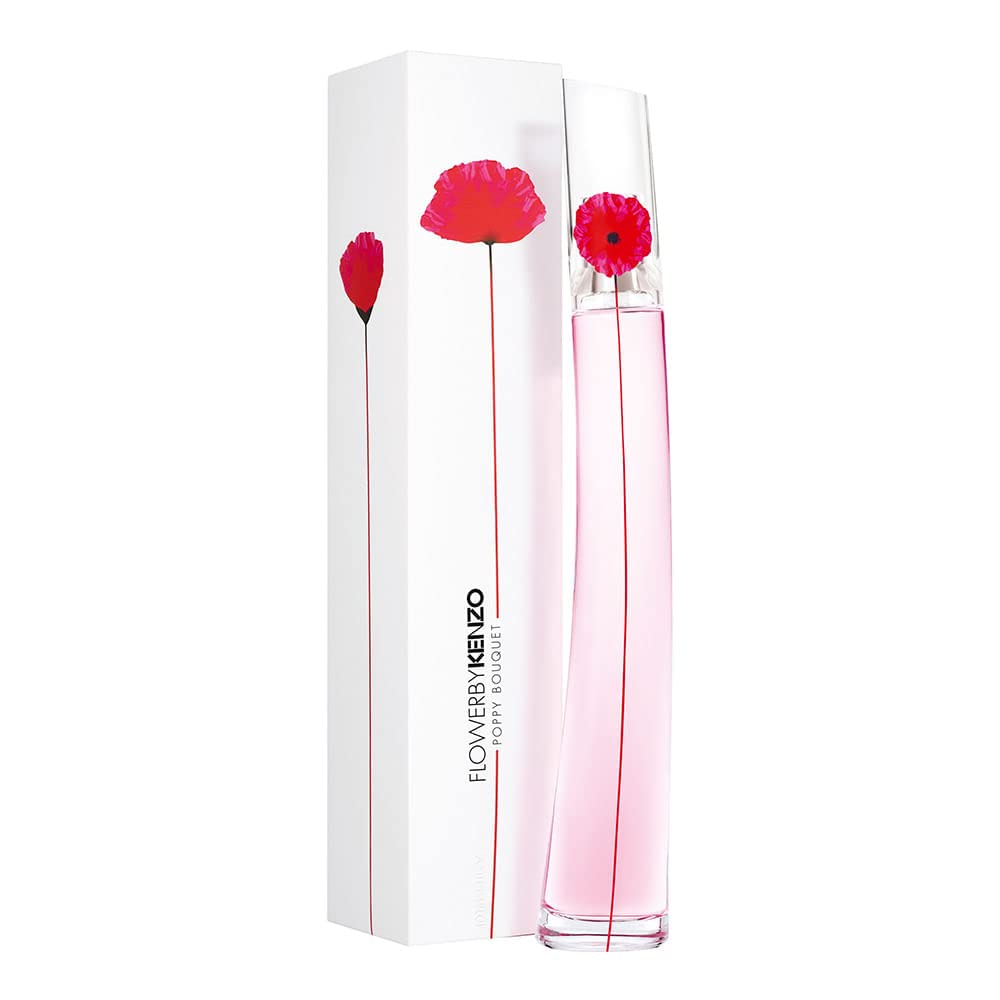 KENZO Flower by Poppy Bouquet Eau DE Parfum FLORALE 100ML Unisex Adulto, Transparente, Estándar