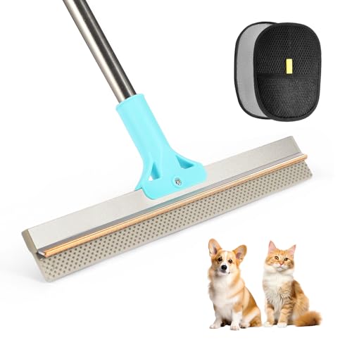 Valwuget Carpet Rake for Pet Hair Removal, Adjustable...