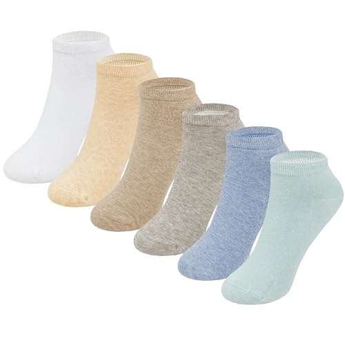 Image of MAGIARTE Womens Cotton Ankle Socks Low Cut Athletic Casual Mutil Color No Show Running Socks for Women