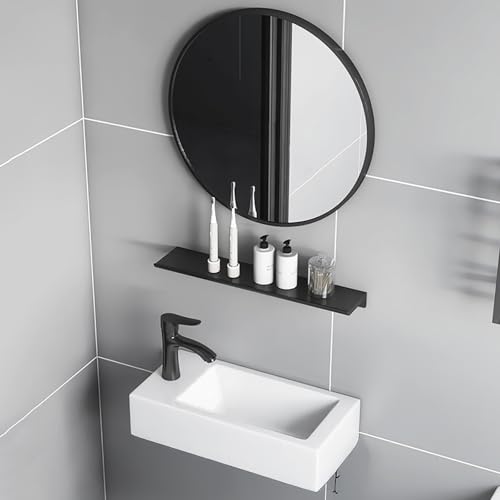 Lavabo de salle de bain mural parfait pour l'intérieur ou le balcon