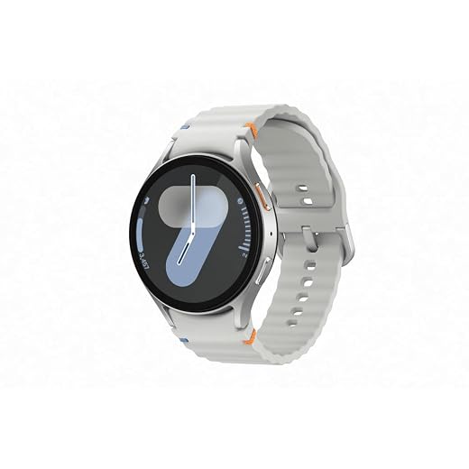 Samsung Galaxy Watch7 (44mm, LTE) AI-Powered Smartwatch (with 2 Pack Watch Bands) Fitness Tracking, BioActive Sensor, Personalized Sleep Coaching, Silver (CAD Version, SM-L315F) (Renewed)