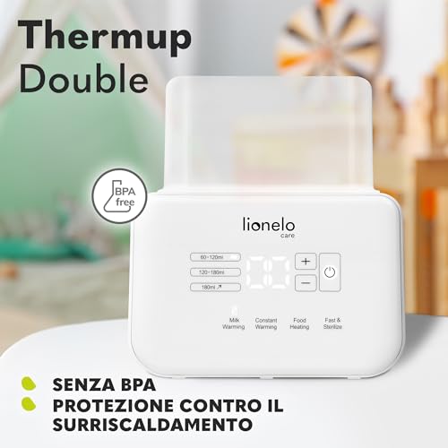 Lionelo Care Thermup Double Scaldabiberon White 1 pz - 5