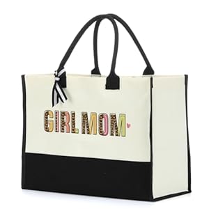 NISTOMISU Grandma Nana Mommy Grammy Aunt Mama Gifts for Women Mom Tote Bag Beach Bag Canvas Travel Shopping Bag Mothers Day