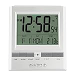 Acctim 71717x Chula RC Digital LCD Alarm Clock in Silver