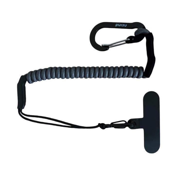 Universal Cell Phone Lanyard | Intact by Pursu Gear | Lanyard w/ Carabiner | Outdoor Exercise Fishing Hiking Safety Hunt