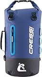 Cressi dal 1946 - Ocelot Dry Bag - Borsa Stagna Impermeabile Unisex da Mare, Barca e attività Acquatiche, Disponibile Piccola, Media e Grande, Blu/Azzurro 20 L