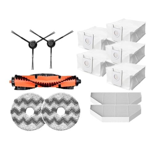 Vacuum Cleaner Parts,Compatible for ROIDMI EVA Dust Bag Mop Rolling Brush Filter Side Brush Washable Mop Accessories Optional(HEPA Filter 2PC)