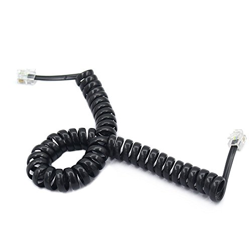 image for SINCODA 5 Pack 6Ft Uncoild /1.1 FT Modular Coiled Telephone Handset Co
