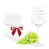 Weingläser 6er Set 37cl Guter Tag, Schlechter Tag, Frag nicht | Wie war Dein Tag? | Lustiges Geschenk für Weintrinker | Geburtstagsgeschenk | Weißweingläser Rotweingläser mit Gravur