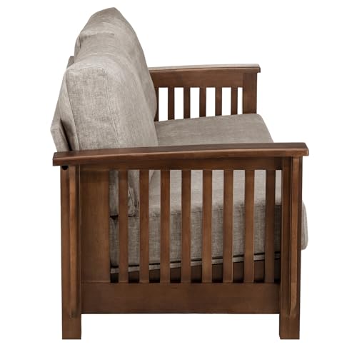 Image of Wakefit Serene 3 Seater Solid Wood Sofa