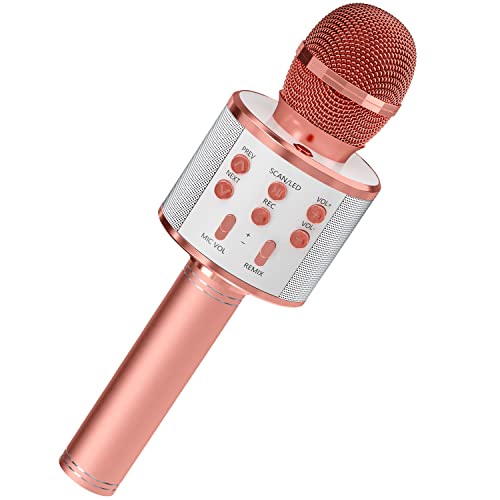 GIFTMIC Kids Microphone for Singing, Wireless Bluetooth...