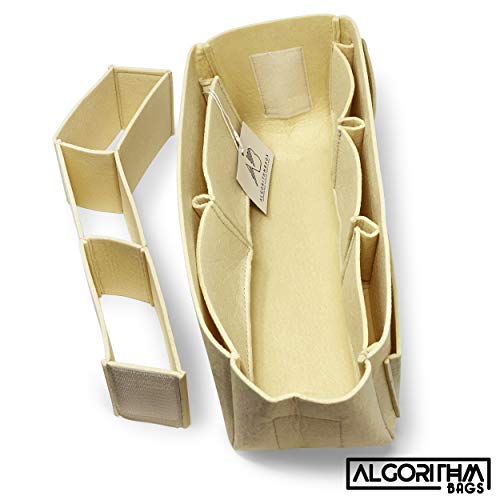 AlgorithmBags Designed for LV Artsy MM GM | Luxury Purse Organizer Insert, 2.5mm Felt Beige Liner Shaper (Cream, MM) - Thumbnail 5