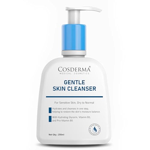 Image of Gentle Skin Cleanser for Sensitive & Dry to Normal Skin with Niacinamide & Panthenol, Hydrating Creamy Cleanser 250ml