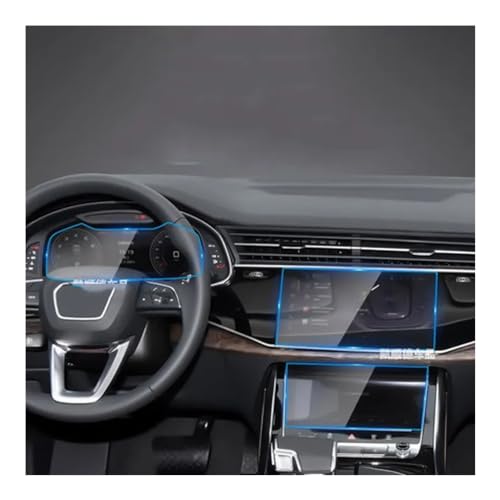 Protection d'écran en verre trempé Q7 Q8 finition premium pour GPS