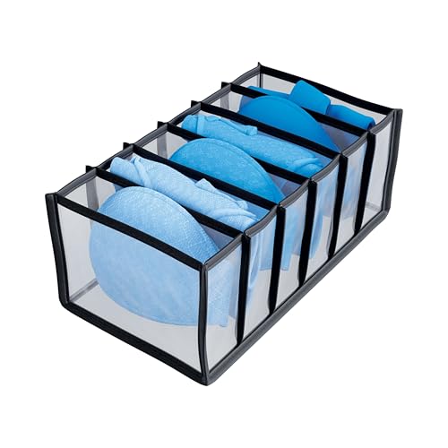 ORGANIZADOR TELA MESH PARA PECAS INTIMAS COM 6 DIVISÓRIAS