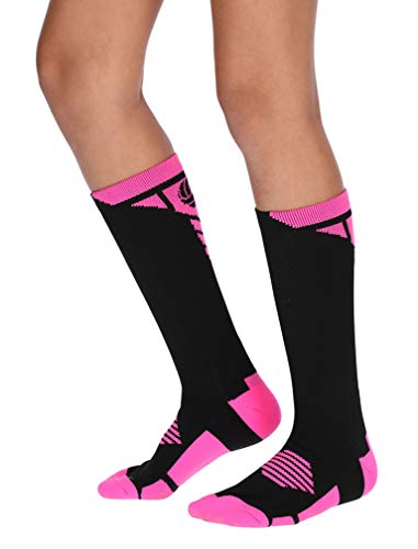 Tstars Gift for Volleyball Fans Players - Volleyball Logo Athletic Crew Socks2