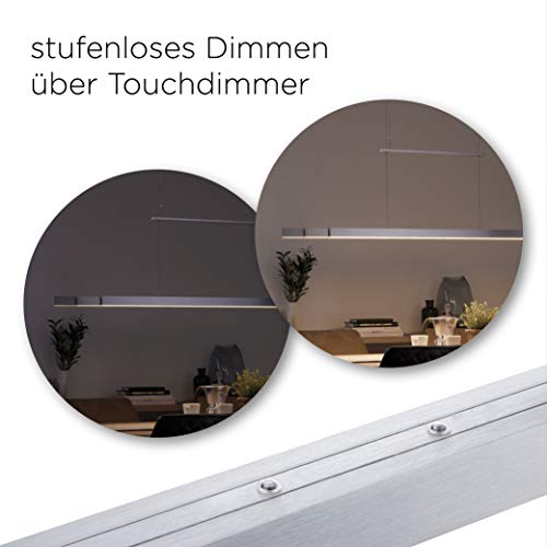 LED Pendelleuchte Selltec 120-179 cm ausziehbar mit Farbtemperatursteuerung