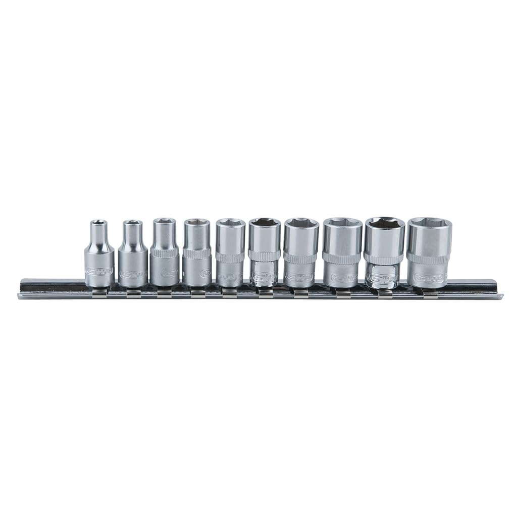 KS TOOLS 917.0620 1/4" CLASSIC hexagonal socket set, 10pcs