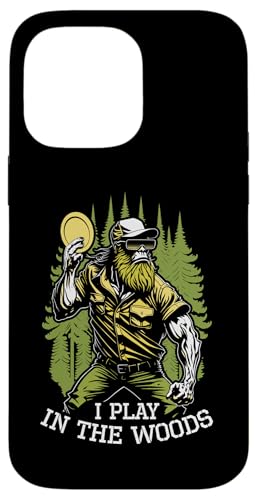 �ʔ����f�B�X�N�S���t�v���[���[ Bigfoot I Play In The Woods �X�}�z�P�[�X iPhone 14 Pro Max �p