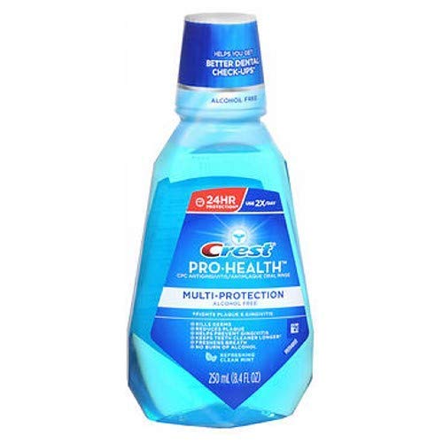 Crest Pro-Health Antiplaque Oral Mouthwash Multi-Protection Mint 8.4 oz ( Pack of 3)