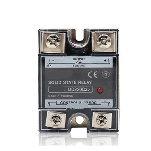 Relais statique MGR-1 DD220D25 SSR-25DD monophasé 25A 5-220VDC pour contrôle de circuit CC