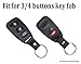 Arruweer Key Fob Cover for Hyundai Key Fob Case Holder Protector Compatiable with Hyundai Elantra Accent Sonata Kia Optima Car Accessories Keychain