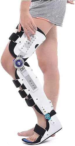 Soporte ajustable para rodilla y cadera, ortesis de pierna completa miniatura 1
