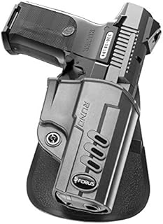 Fobus RUND Evolution Holster for Ruger SR40, SR40c, SR9 & SR9C, Right Hand Paddle , Black