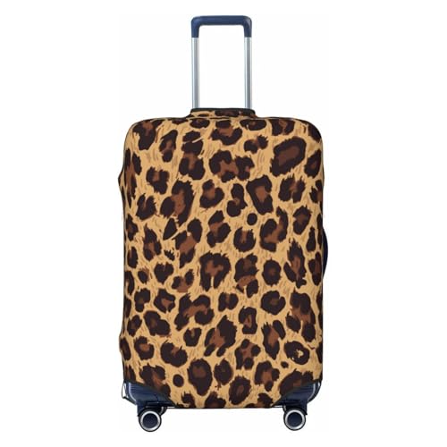 Cool Cheetah Leopard Print Luggage Cover, Protective Washable Suitcase Cover - Travel High Elastic Fibers Suitcase Protector Fits Large