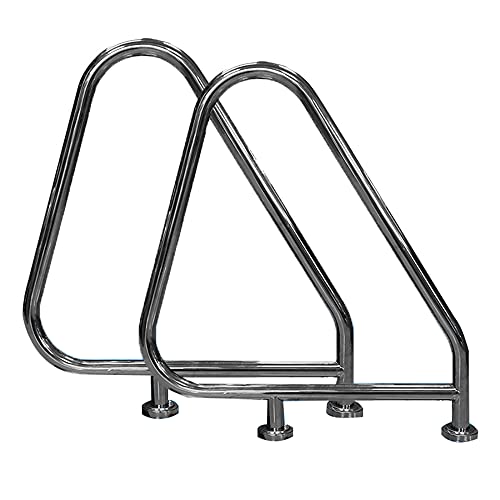 Barandilla curva para piscina de acero inoxidable miniatura 1
