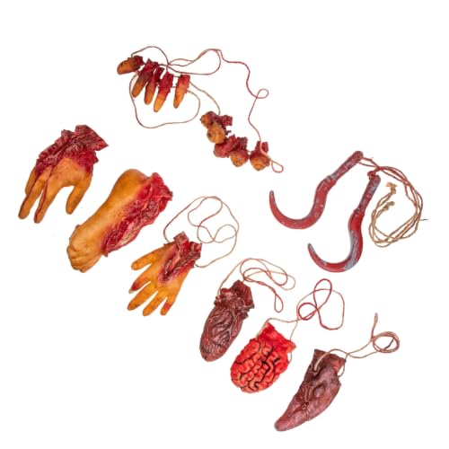 Doigts et pieds sectionnés pour créer une ambiance effrayante de fête Halloween à la maison