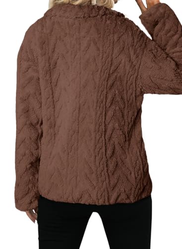 Image of Dokotoo Winter Fleece Jacket for Women 2026 Zipper Casual Coat with Pockets