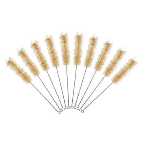 LIGIGWASH 10 Piezas Cepillo Limpiador Tubos para Laboratorio Escobilla Práctica sin Rayar Diseño Colgante para Limpieza Química Segura