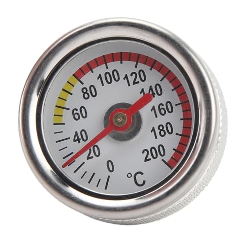 Termómetro de Aceite de Motor Resistente M20 x 1,5 Escala 0-200 Grados 2