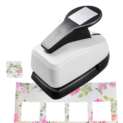 Punzones Cuadrados Para Manualidades Con Papel | Formador De Agujeros,Troquel Cuadrado Para Manualidades - Para Scrapbooking, Fabricación de Tarjetas, Proyectos de Arte, Foto, Diario,