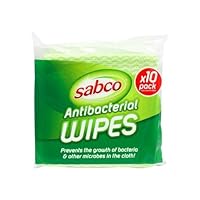 Sabco Antibacterial Wipes, 30 x 60 cm Size (Pack of 10)