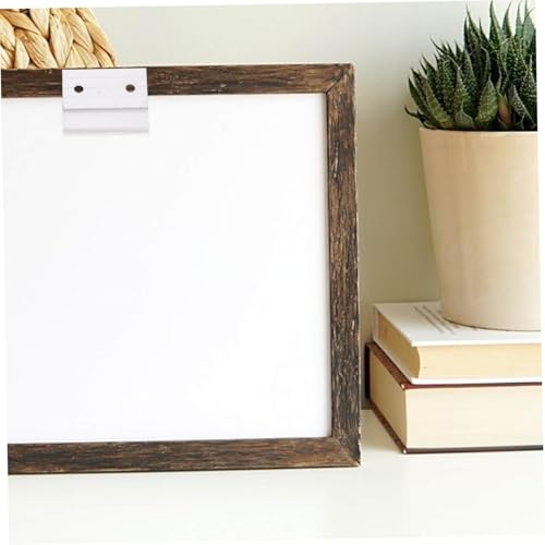 Image of Z-Shaped Aluminum Alloy Picture Hanger Clips 2PCS Heavy Duty Frame Hooks for Wall Art and Home Decor Easy Installation for Picture Frames and Canvas