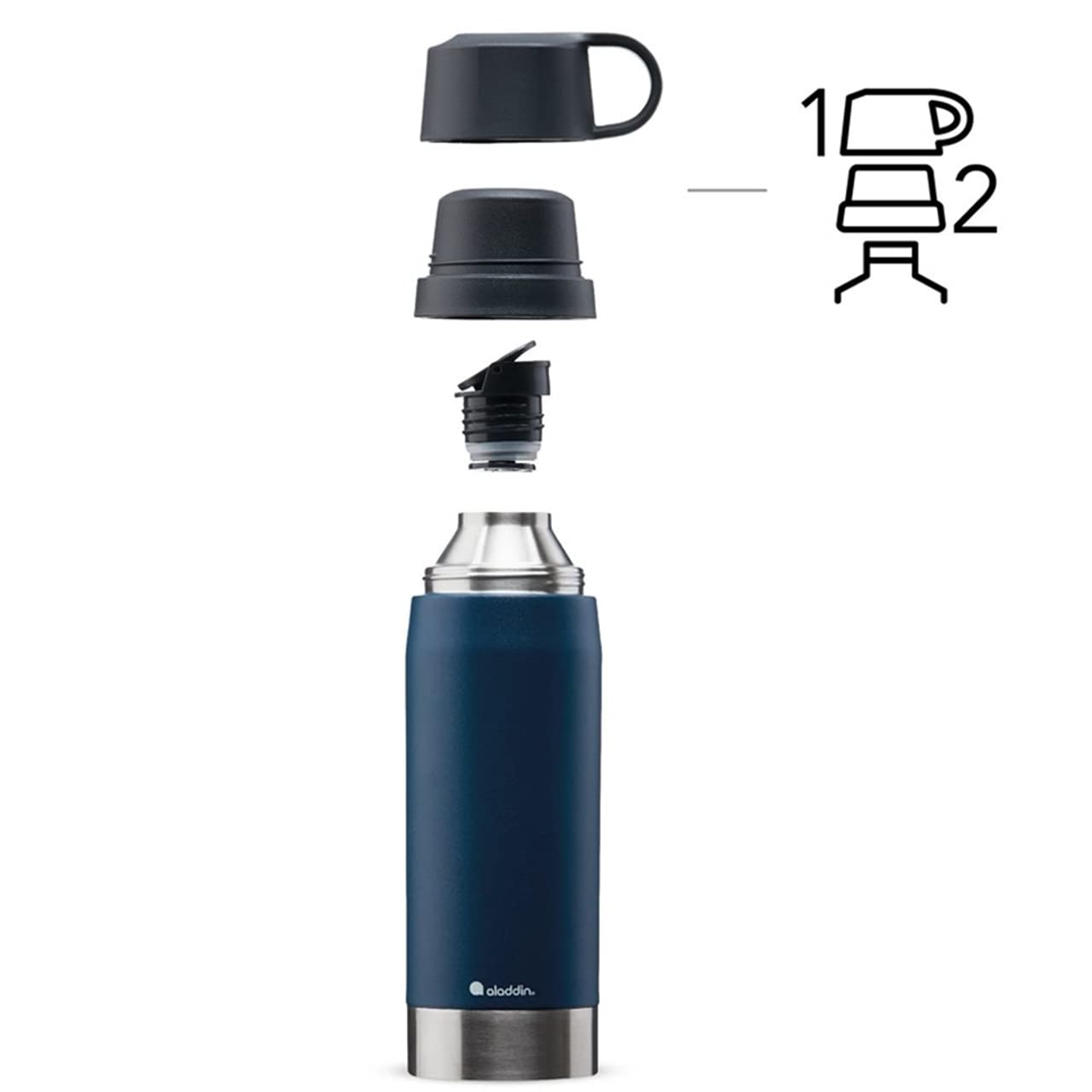 Aladdin Citypark Thermavac Wtr Btl 1.1L Burgandy Red : Buy Online at Best Price in KSA - Souq is now