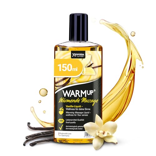 JOYDIVISION Warmup 150 ml Massageliquid mit Vanille Duft & Geschmack I Wärme-Effekt