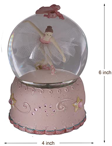 Singeek Ballerina Snow Globe Plays Ballet Tune,Christmas Music Snowglobes Ballet Recital Gifts (Classic Swan Lake Tune) #TOP3